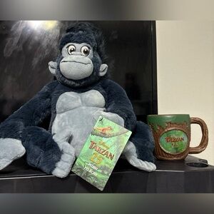 Tarzan 25th Anniversary Turk Plush and Tarzan Mug, BNWT